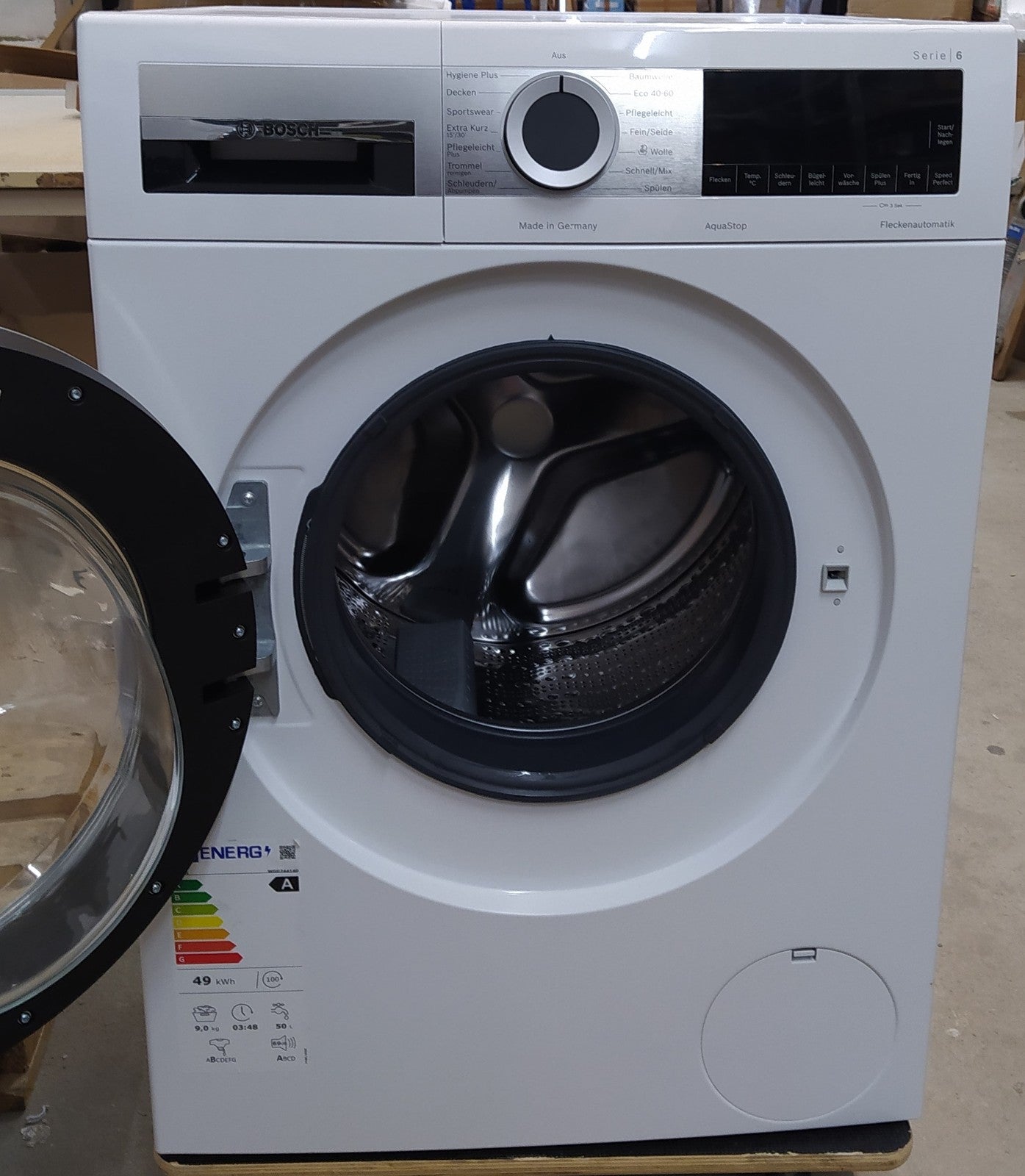 Bosch WGG244140 Frontlader Waschmaschine 9 kg, 1400 Up/M, EEK:A, I34497