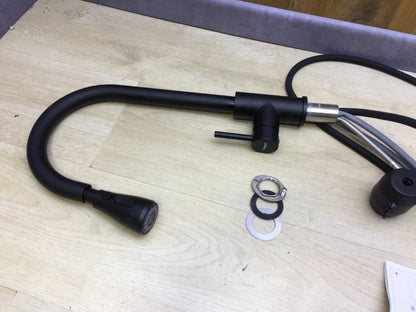 Ibergrif M22136B Küchenarmatur, Wasserhahn Küche Ausziehbar, Edelstahl, I25919