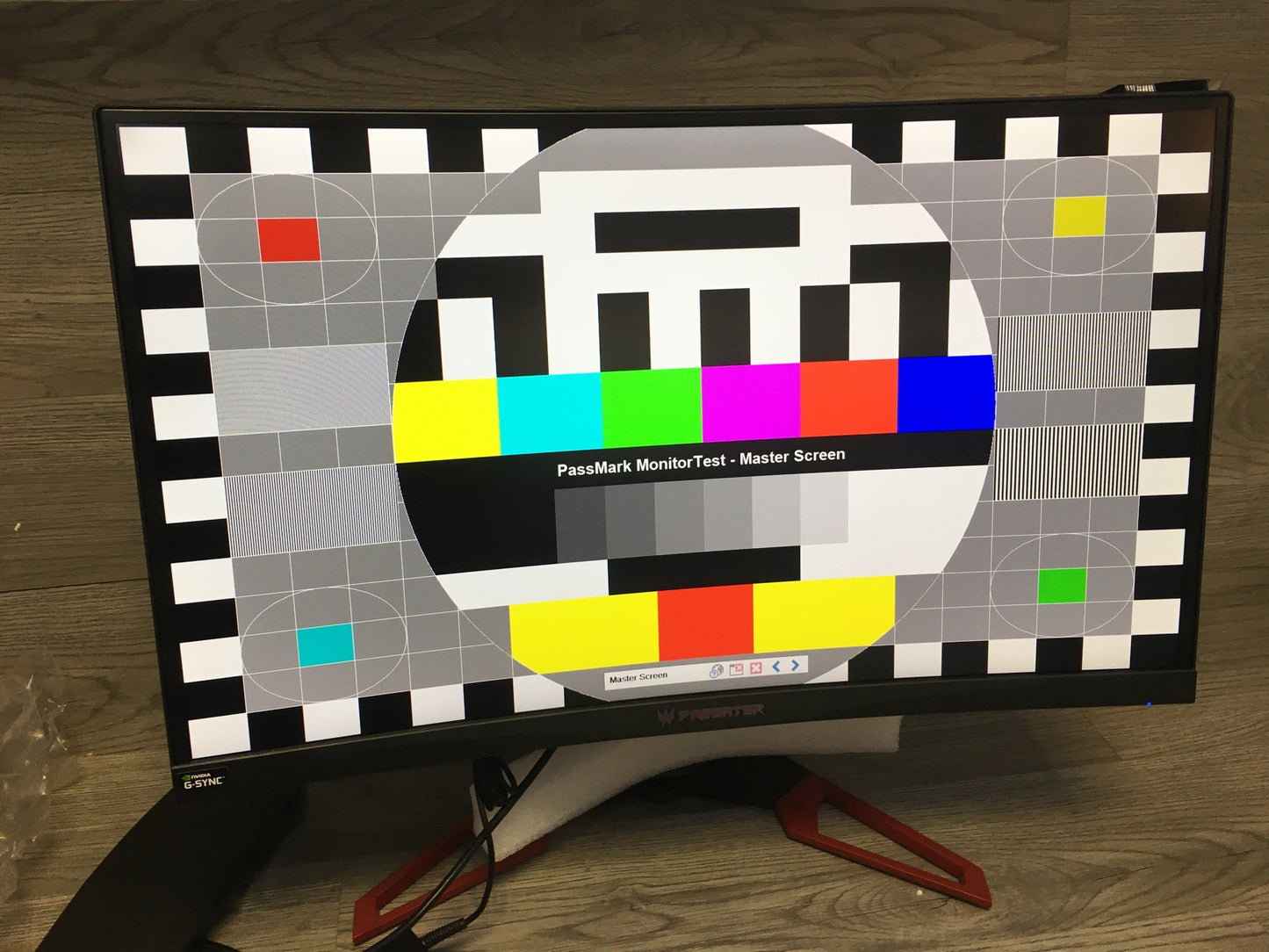 Acer Predator Z271bmiphzx Monitor 27" Curved FHD 1920x1080 NVIDIA G-Sync 144Hz 