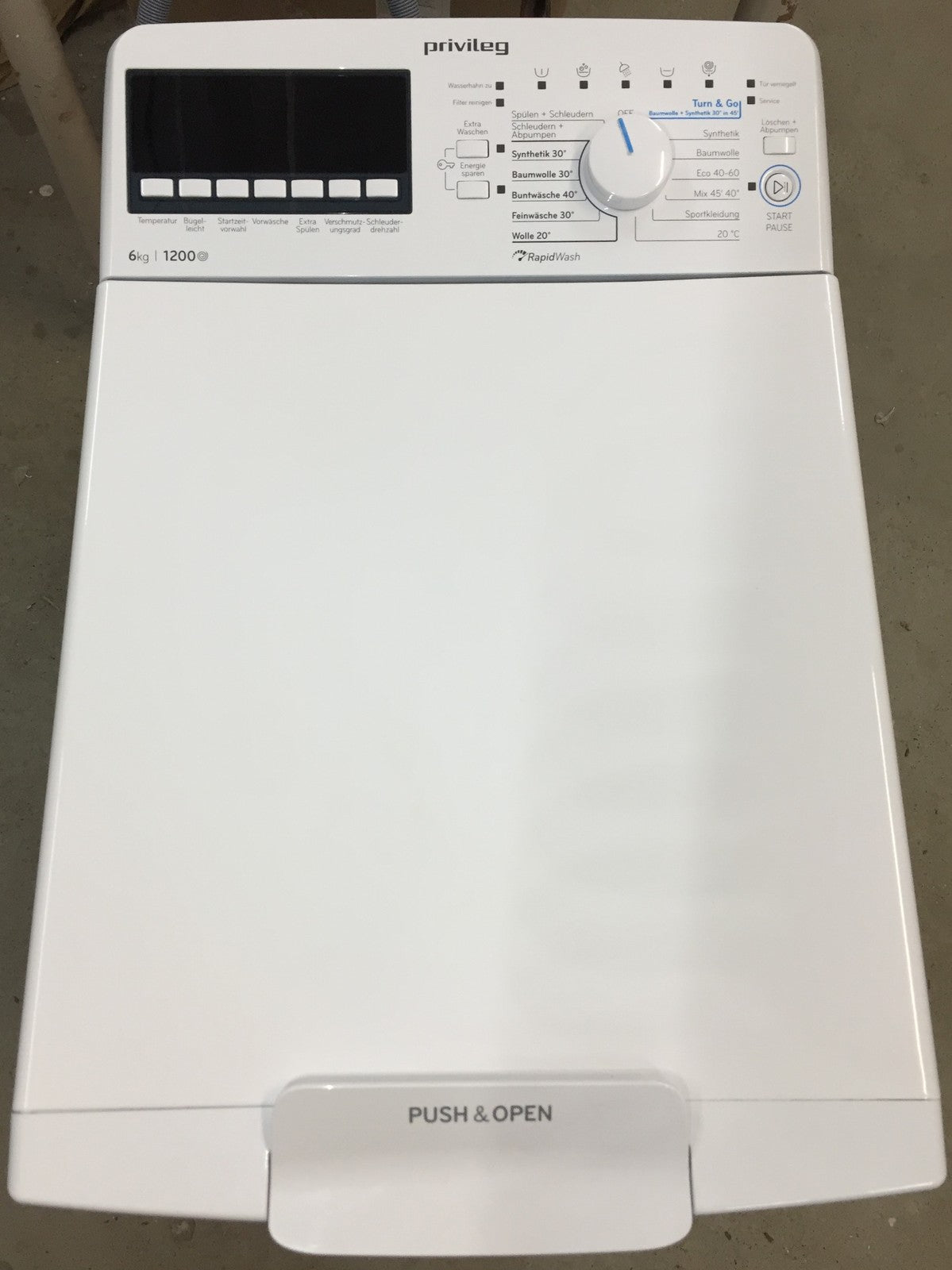 Privileg PWT Class B6 S5 N Waschmaschine Toplader,1200 Up, 6 k, EEK:B, I34412