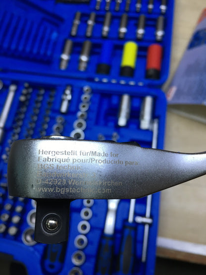 BGS 8820 Steckschlüssel-Satz 203-tlg., Wellenprofil 1/4" / 3/8" / 1/2", I34298