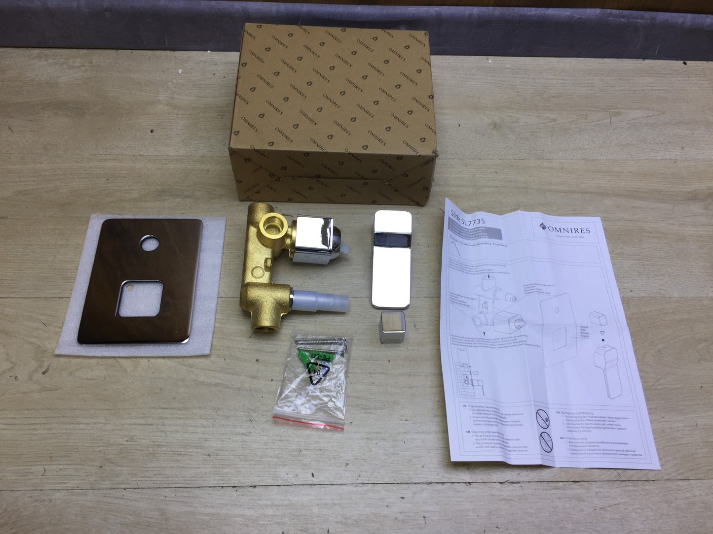 Omnires Slide SL7735 Dusch-/Badarmatur unterputz, I33029