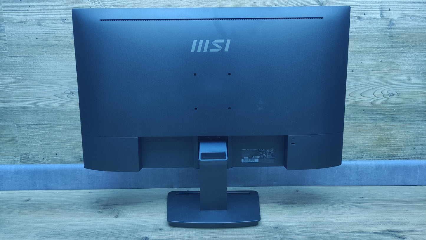 MSI PRO MP273A Monitor 27" FHD 1920x1080 VGA HDMI DP Adaptive Sync 100Hz 1ms 