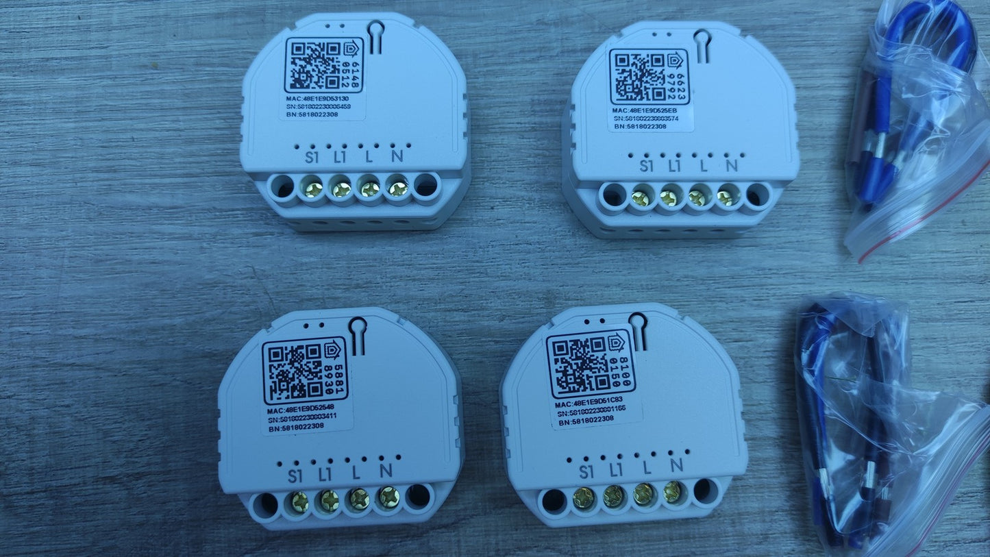 Meross MSS810 Smart WiFi Relais WLAN Schalter, 4-er Set, I34364