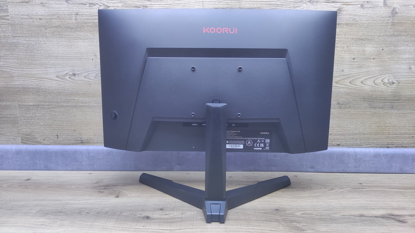 KOORUI 24E6CA Gaming Monitor 24" FHD 1920x1080 HDMI DP Adaptive Sync 165Hz 4ms