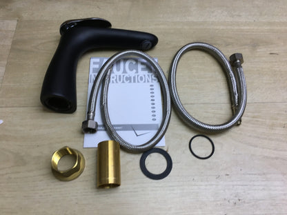 BeeLee Waschtischarmatur Wasserhahn, schwarz, I29425