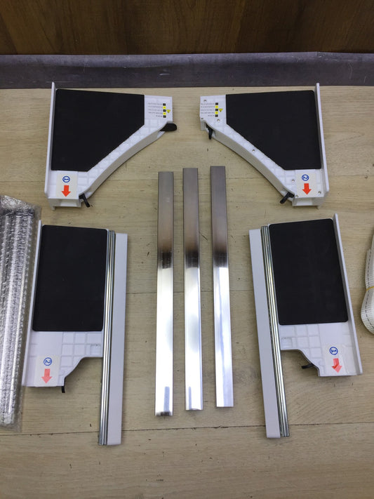 NIUXX Universal Zwischeneinbaurahmen Set für Waschmaschine und Trockner, I34051