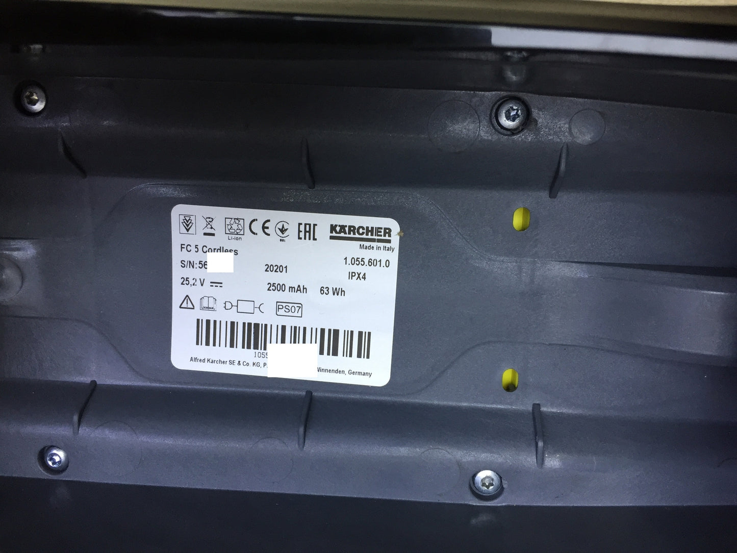 Kärcher FC 5 Cordless Akku-Hartbodenreiniger (1.055-601.0), I31904