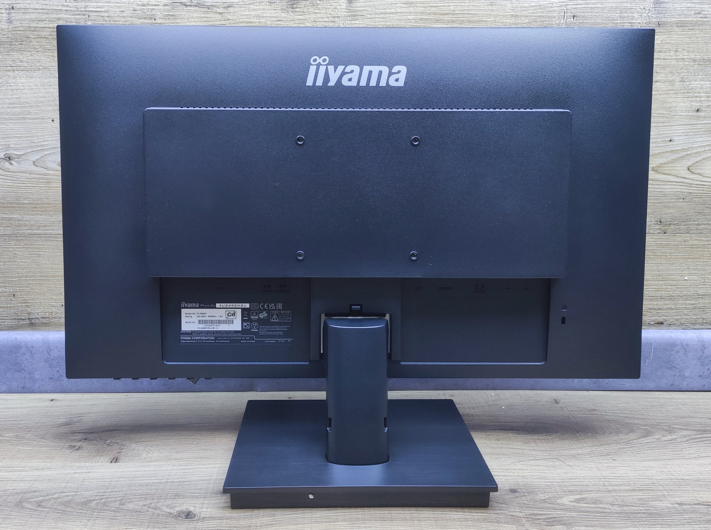 iiyama Prolite XU2492HSU-B1 Monitor 23.8" FHD 1920x1080 IPS VGA HDMI DP 60Hz 5ms 