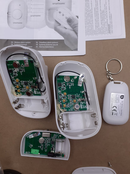 Smartwares SC50-6 Drahtloses Minialarm-Set, I05691