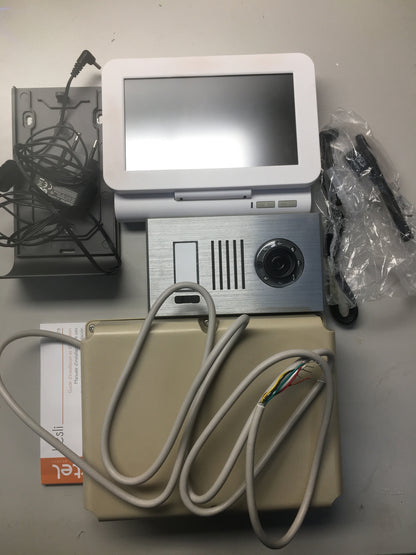 Extel 720278 LESLI Video-Türsprechanlage Funk Komplett-Set Familienhaus, I07454