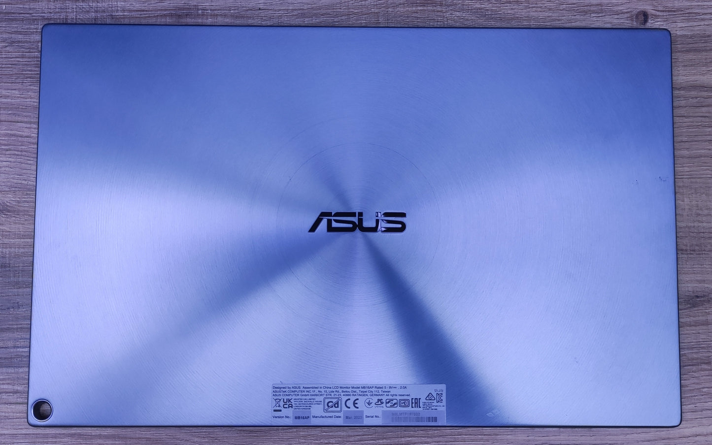 Asus Zenscreen Go MB16AP 15.6" portable monitor FHD 1920x1080 USB-C IPS panel 