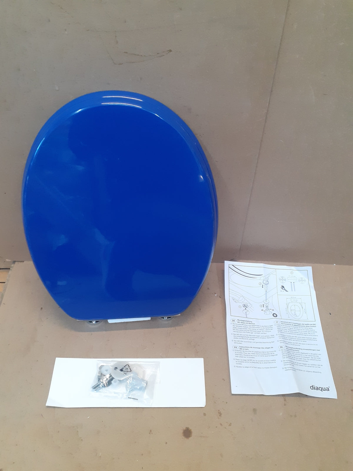 Diaqua WC-Sitz Paris Slow Down marineblau MDF, I10588