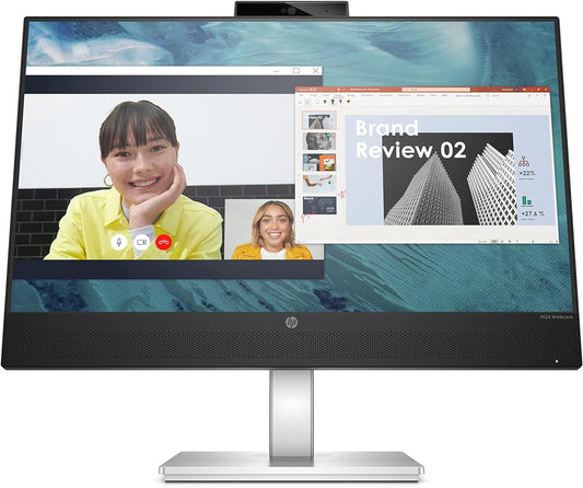 HP M24 Monitor 23.8" (459J3E9) FHD 1920x1080 HDMI DP USB-C AMD FreeSync Webcam