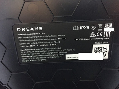 DREAME Intelligenter Mähroboter A1 Pro bis 2000m² 3D Sensor (MLLA7210) I33949