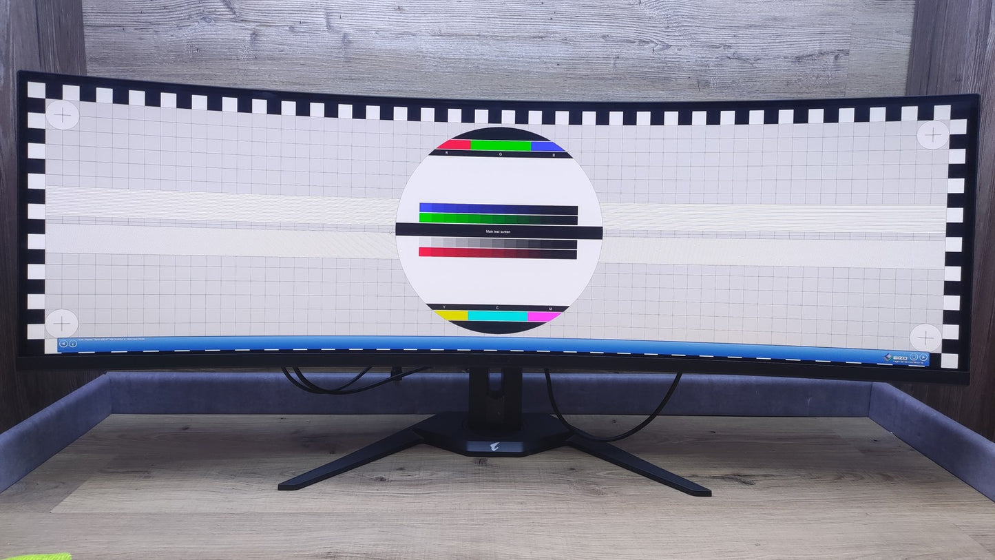 GigaByte AORUS CO49DQ OLED Monitor 49" DQHD 5120x1440 HDR AMD FreeSync 144Hz