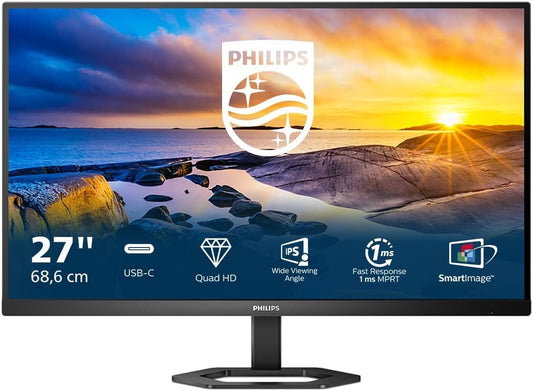 Philips 27E1N5600AE Monitor 27" WQHD 2560x1440 IPS DP HDMI USB-C Adaptive Sync 