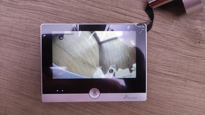 NIVIAN Mirilla Intelligente WiFi Full-HD-Video-Türklingelanlage, I34425