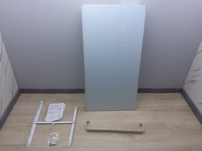 Carrera Handtuchheizkörper Heizgerät Glas LCD 1000 W weiß, I31488