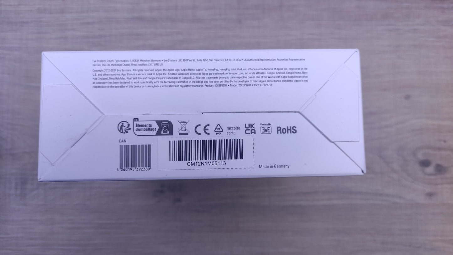 Eve Thermo (Matter) Smart Radiator Thermostat, LED Display, I32526