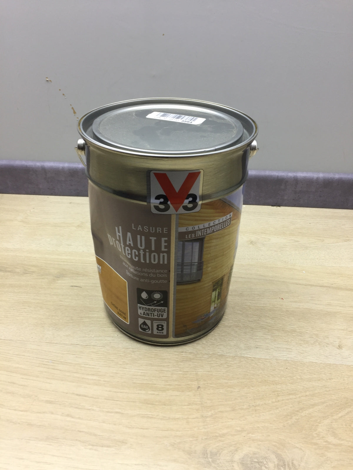 6,95€/L V33 113466 Lasur, langlebiger Schutz 8 Jahre, Goldene Eiche, 5 L, I16888