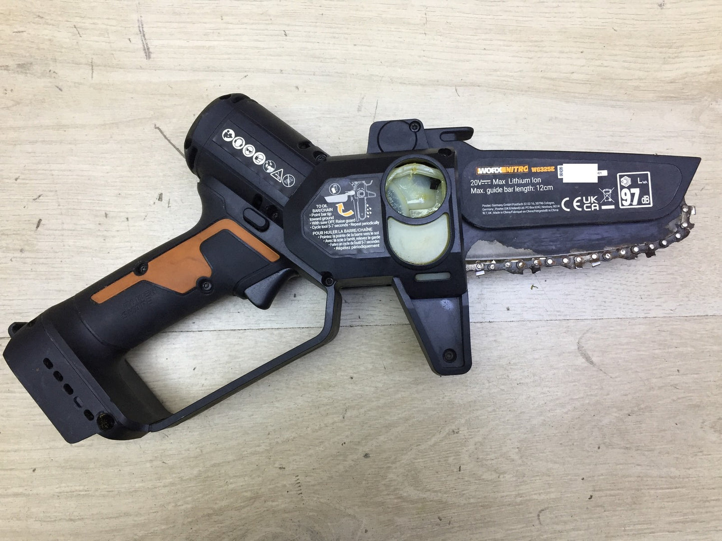 WORX NITRO WG325E Mini Akku-Kettensäge 20V solo, I33399