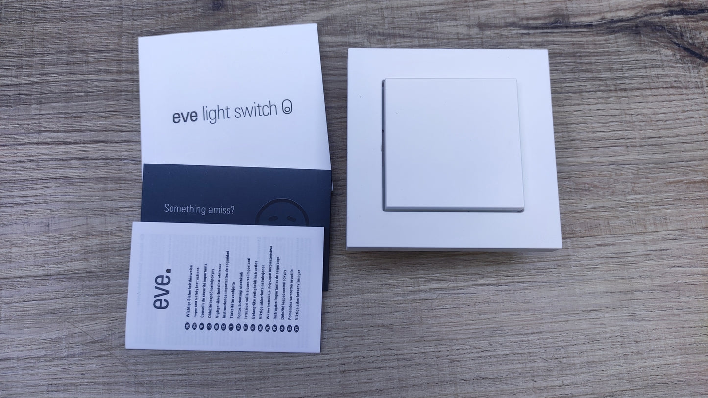 Eve Light Switch Smarter Lichtschalter, I30797