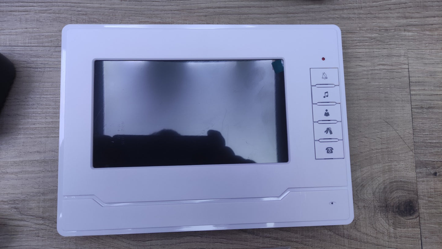 NN99 Video-Türsprechanlage Türklingel Kit 7-Zoll, für 3 Wohnungen, I34362