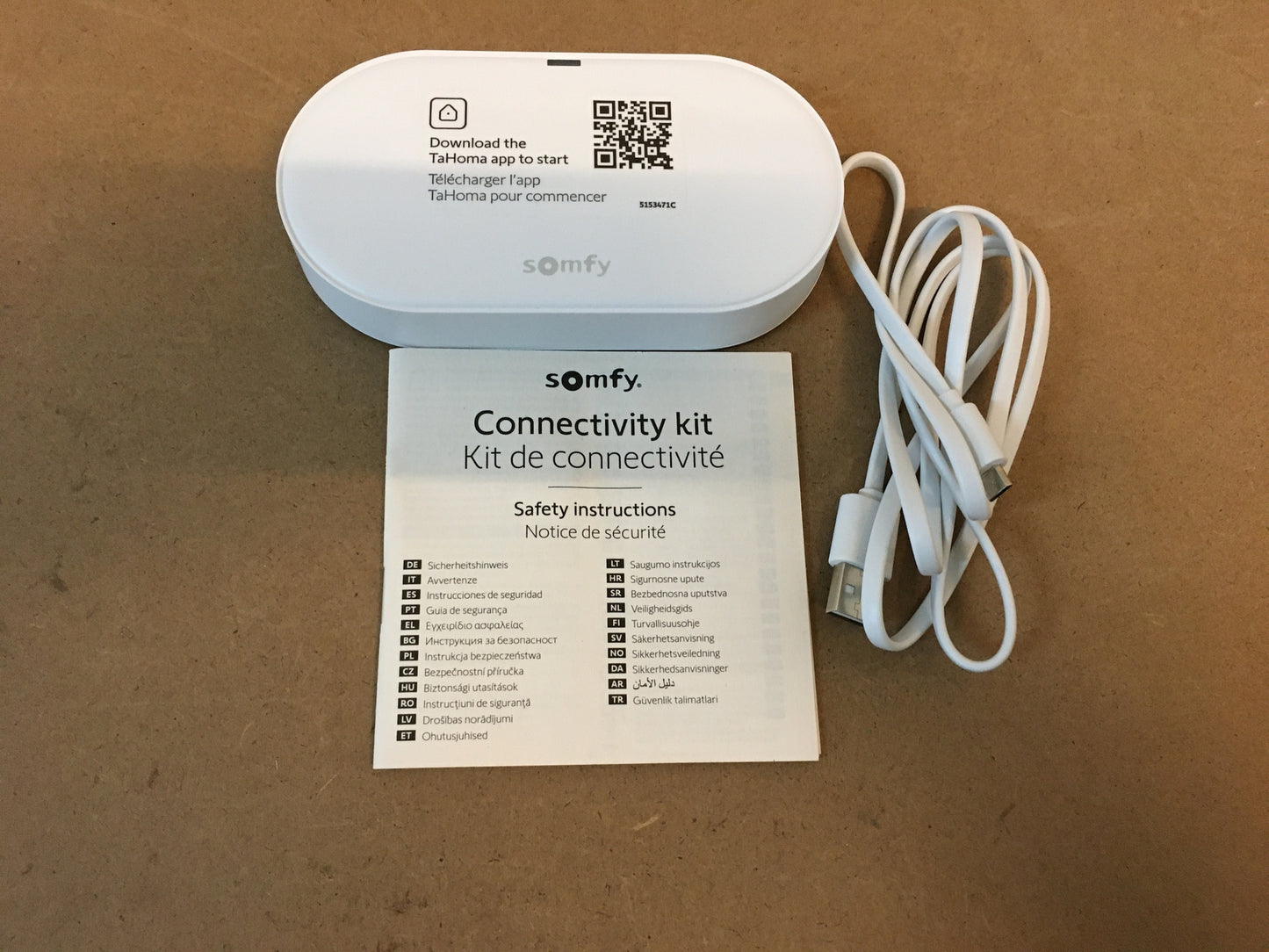 Somfy 1870755 TaHoma mini Connectivity Kit Steuerzentrale, I32385