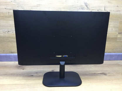 AOC 24B2XD Monitor 23.8" FHD 1920x1080 IPS VGA DVI 75Hz 60Hz black 