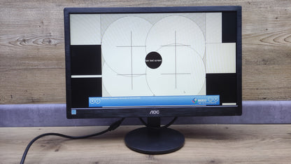 AOC E970SWN LED Monitor 18.5" HD 1366x768 TN panel VGA 60Hz 5ms black 
