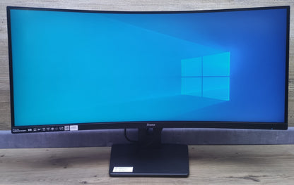 iiyama ProLite XCB3494WQSN-B5 Curved Monitor 34" UWQHD 3440x1440 USB-C FreeSync