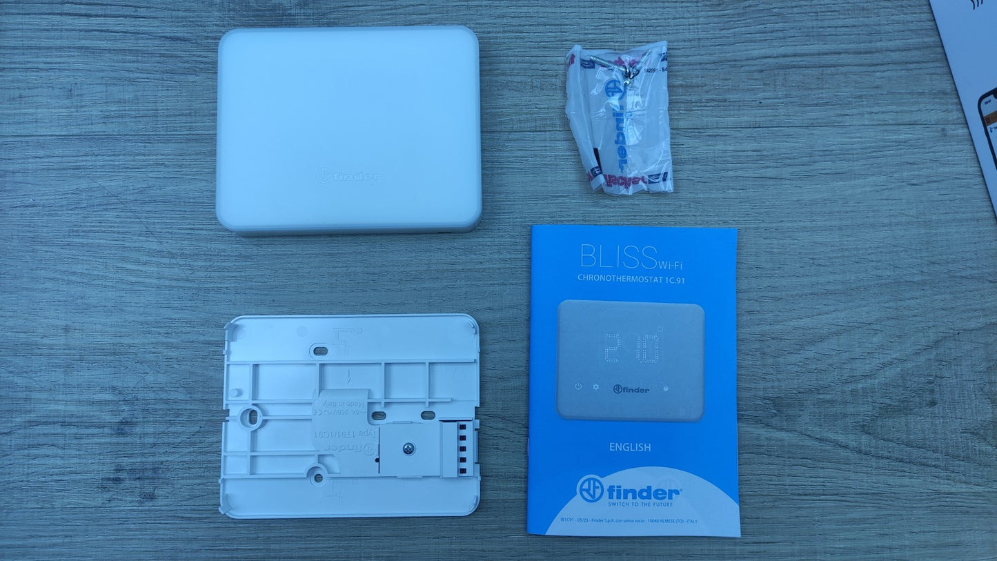 finder Chronothermostat 1C9190030W07, I34391