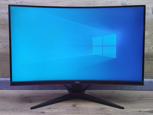 AOC C27G2ZE/BK Gaming Monitor 27" Curved FHD HDMI DP AMD FreeSync 240Hz 0.5ms 