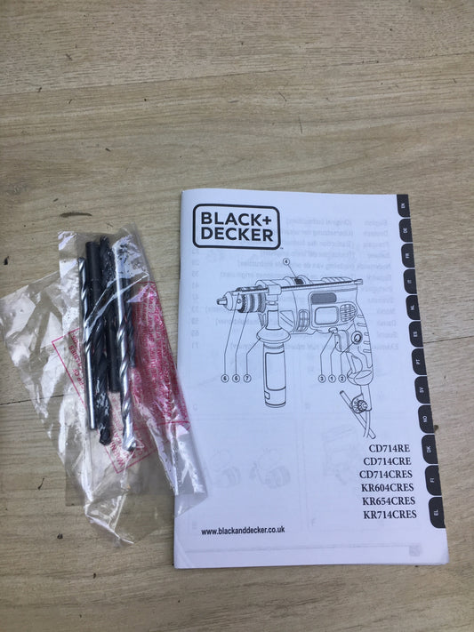 Black & Decker CD714CRES Bohrmaschine 710W, I30074