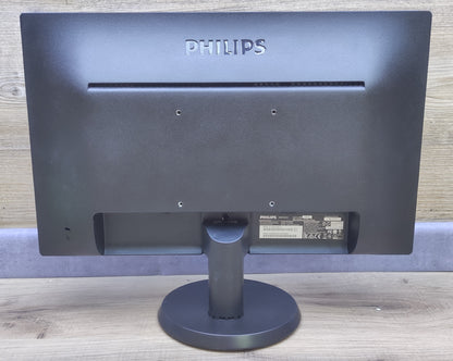 Philips 193V5LSB2/10 LED Monitor 18,5" 1366x768 VGA TN Panel 60Hz 5ms schwarz