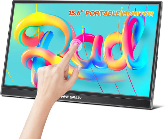 Thinlerain Tragbarer Touch Monitor 15,6" HD156 1920x1080 USB-C HDMI Lautsprecher