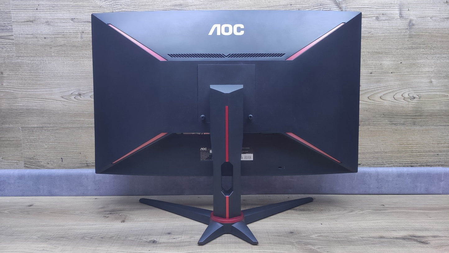 AOC Gaming C27G1 Monitor 27" Curved FHD 1920x1080 HDMI DP VGA AMD FreeSync 144Hz