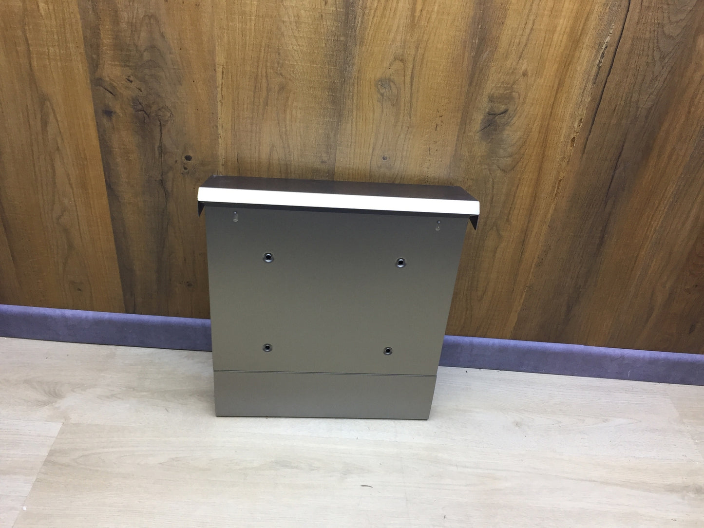 BURG-WÄCHTER Edelstahlbriefkasten-Set 38670 Ni  A4 Einwurf, I26698