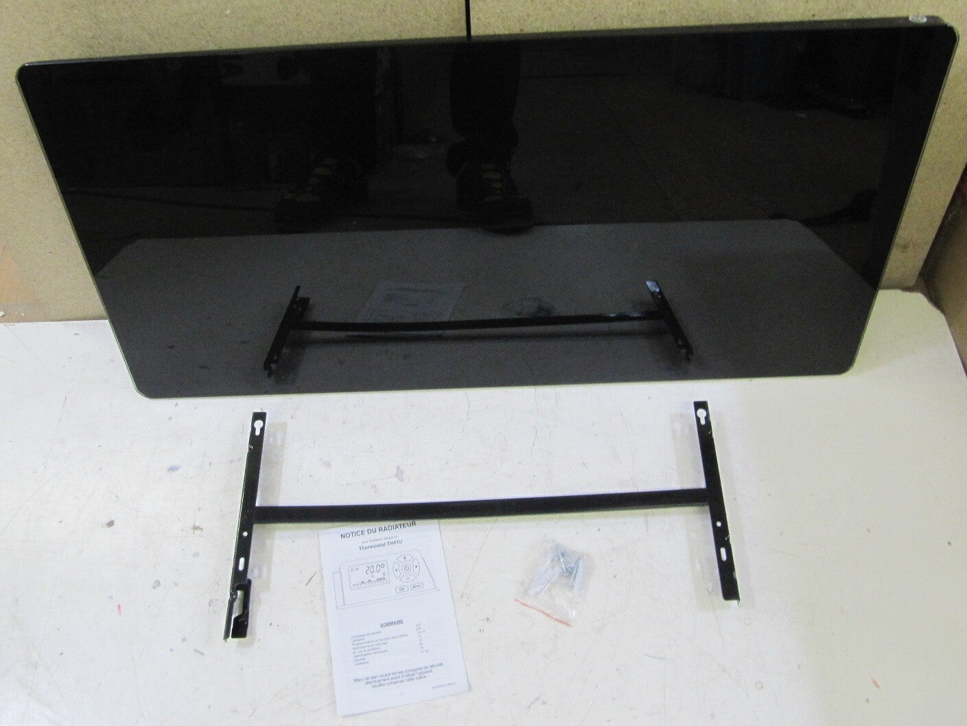 Carrera Heizkörper Heigerät Keramik Glas LCD 2000 W schwarz Rechnung D43956