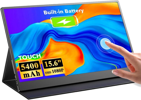 Uperfect Tragbarer Touch Monitor 15,6" FHD 1920x1080 IPS USB-C HDMI Lautsprecher