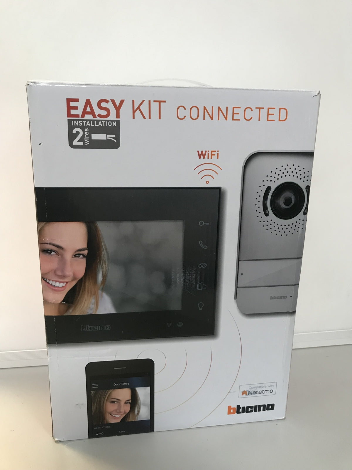 Bticino 318015 Easykit Video-Gegensprechanlage, Touchscreen 7 Zoll, I32212