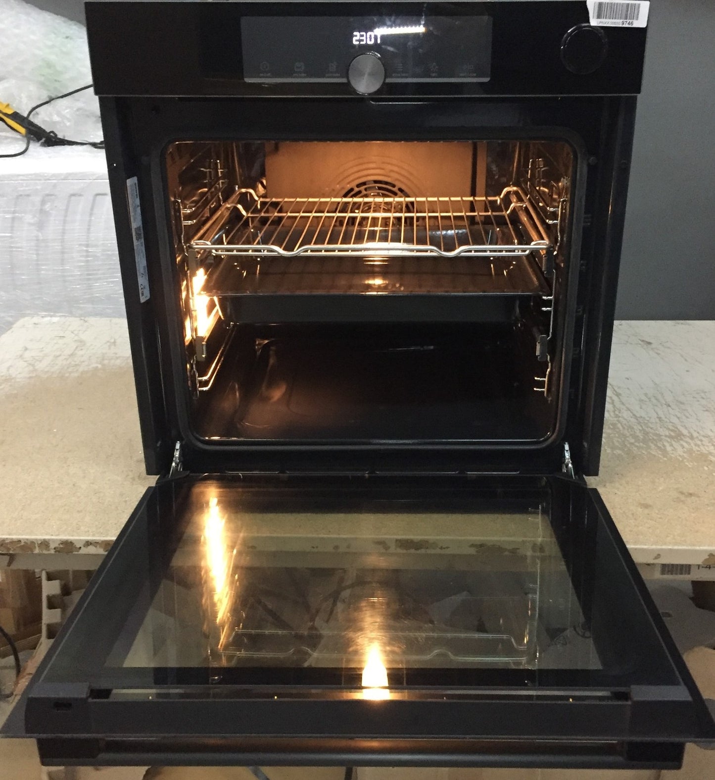 Gorenje BSA6747A04BG Einbau Backofen mit Dampfunterstützung 77 L SteamAssist