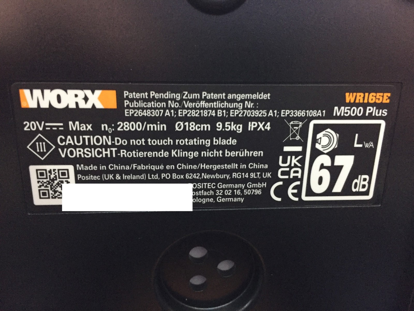 WORX Landroid M500 PLUS WR165E Mähroboter bis 500 qm, I34207
