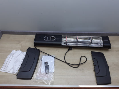 ICQN IC2500.R Stand Heizstrahler 2300 W, 4 Heizstufen mit Fernbedienung, I19001