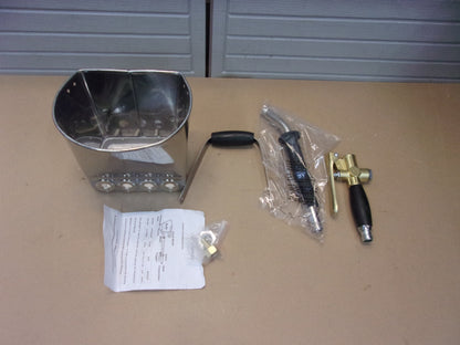 4 Jet High Efficiency Zementputz Sprayers Mörtelspritze Edelstahl, I06262