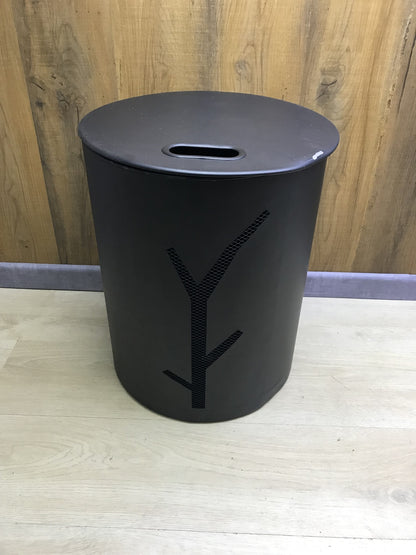 RUECAB 2851 Holzpellets rund Kaminofen Metalleimer mit Deckel, I30355