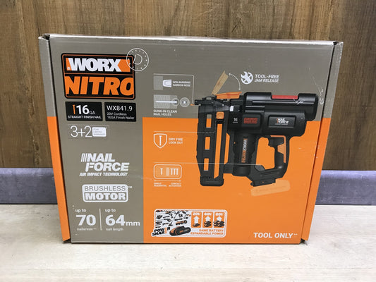 WORX WX841 Nitro 20V Akku-Nagler solo, Kabelloser Nagler, I31948