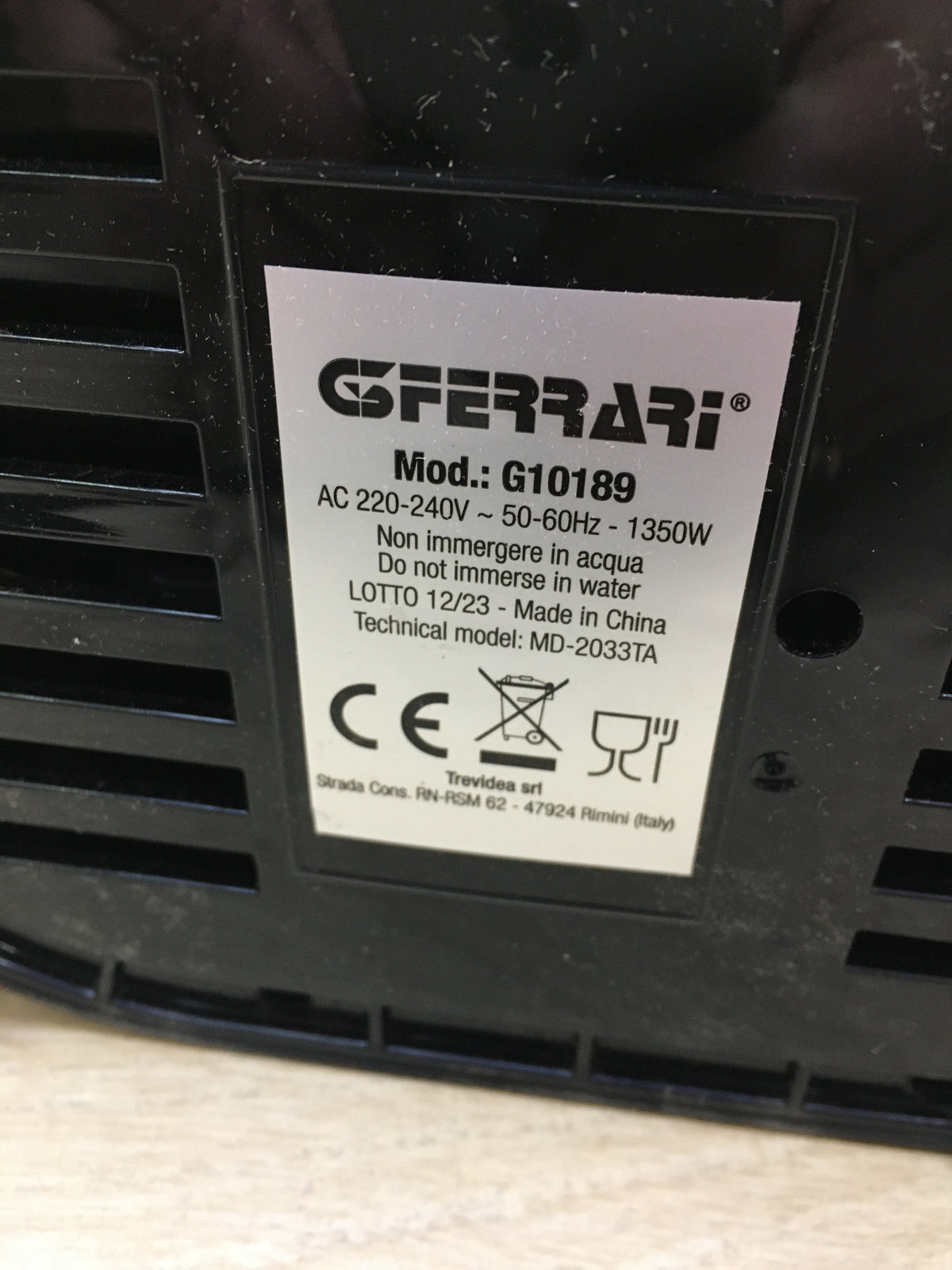 G3 Ferrari G10189 Espressomaschine, 1350W, I31195