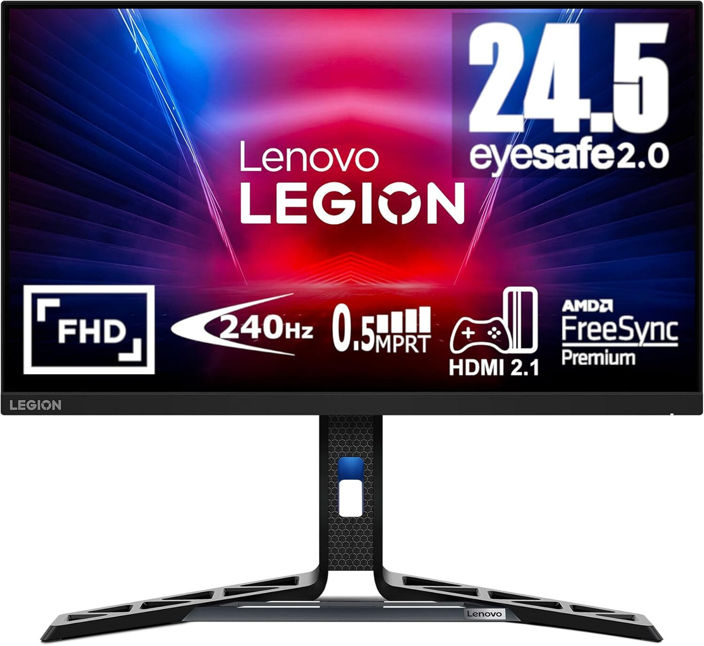 Lenovo Legion R25f-30 Monitor 24.5" FHD 1920x1080 HDR10 AMD FreeSync 240Hz 0.5ms 